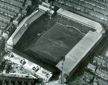 Goodison Park aerial shot, 1966, from the Park End