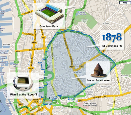 Map 1 - Everton ward