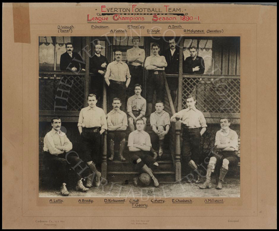 Everton's 1890-91 Championship-winning team