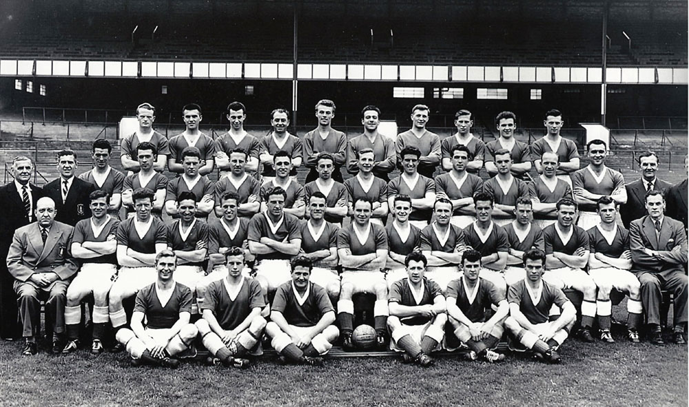 Graham Williams and the Everton team