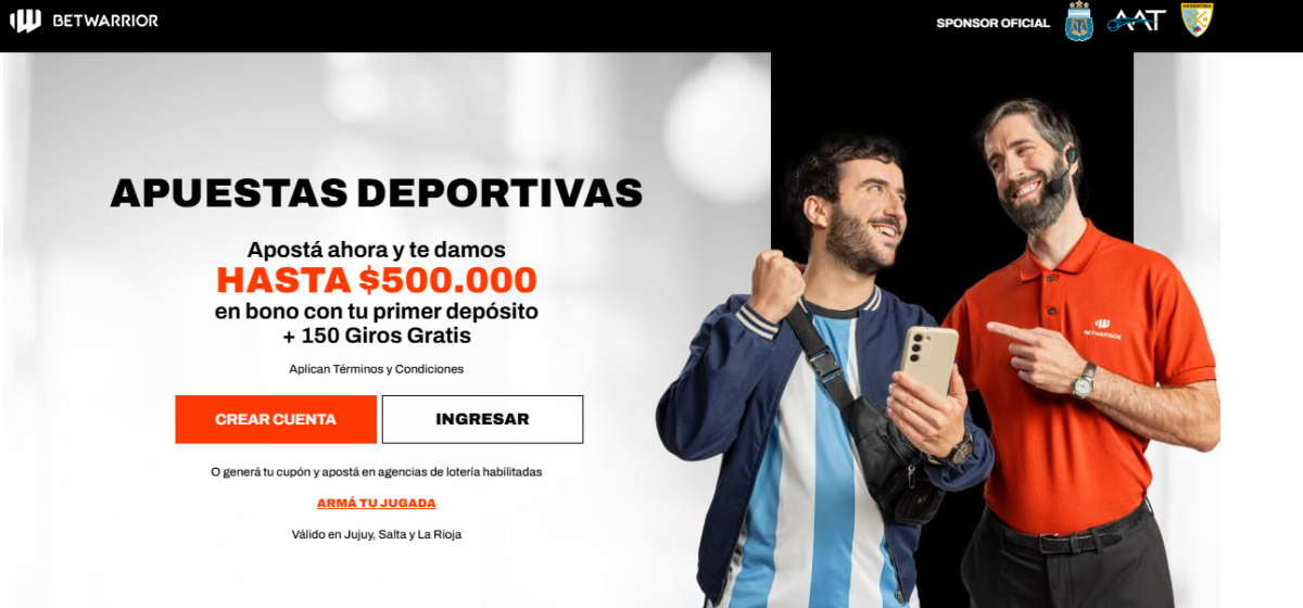 Bono de bienvenida BetWarrior