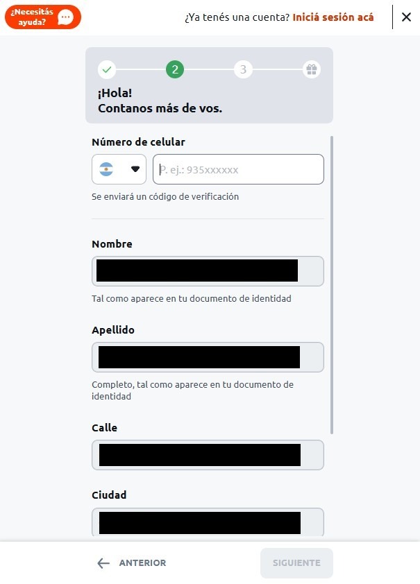 betano registro
Ingres&aacute; tu direcci&oacute;n y datos de contacto