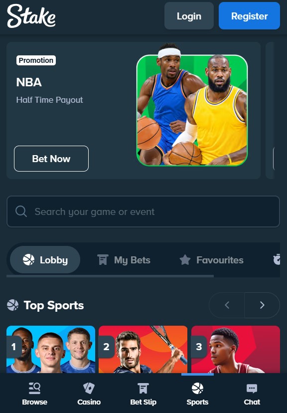 sports betting on Stake