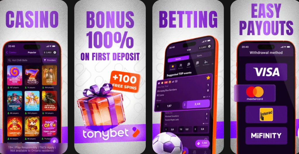 Tonybet app