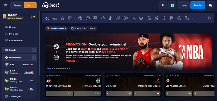 Rainbet Review: How Strong Is Their Sportsbook?