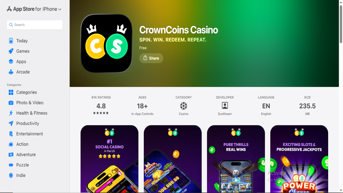 Crown Coins Mobile App, Browser Experience, and How the Interface Works