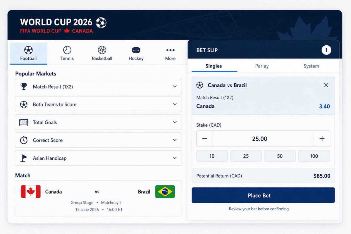 Can You Bet on the 2026 World Cup in Canada?