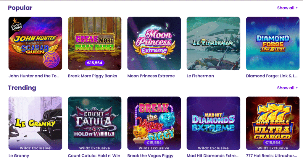 Wildz casino