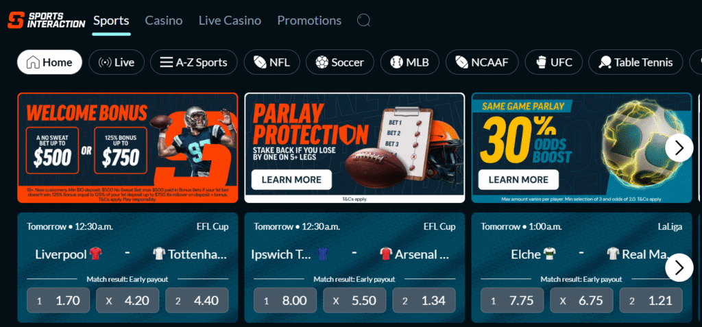 Sports Interaction Promo Code