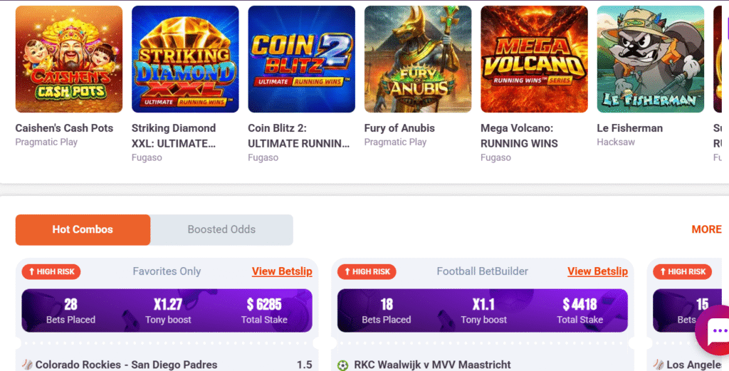 Tonybet promo code