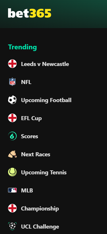 Bet365 sports offers