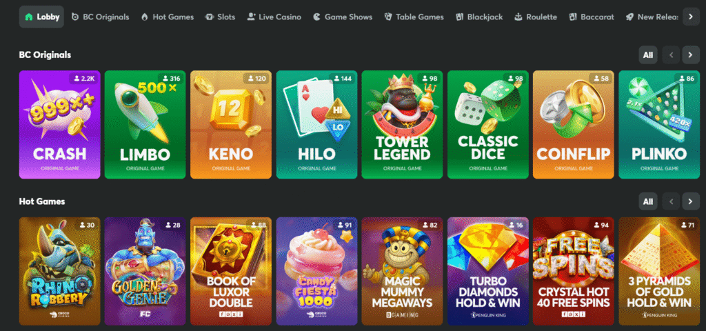 BC Game bonus code