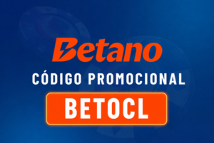 fondo azul, y codigo betano BETOCL en naranja