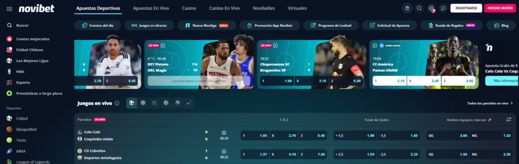 C&oacute;digo promocional Novibet