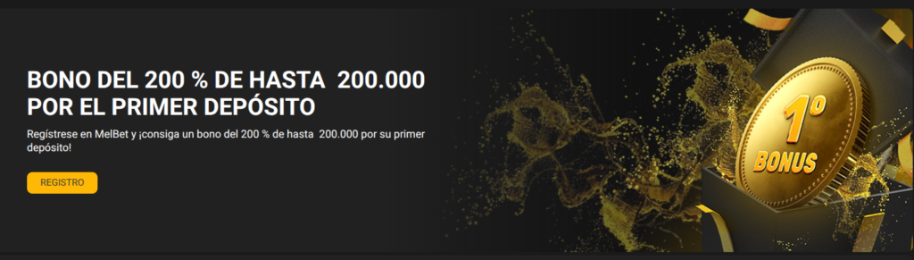 C&oacute;digo promocional Melbet