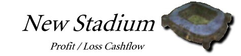 Cashflow for New Stadium