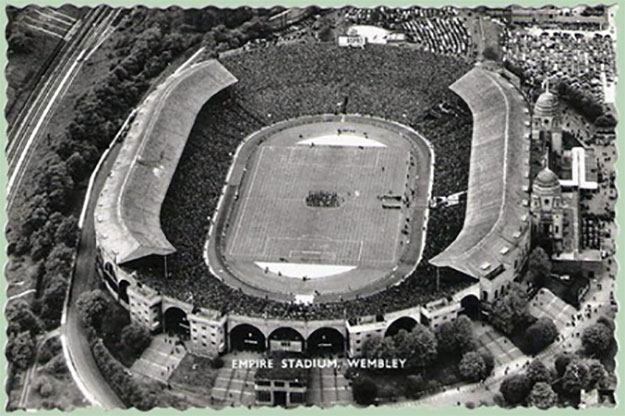 The Empire Stadium Wembley in the early 60s