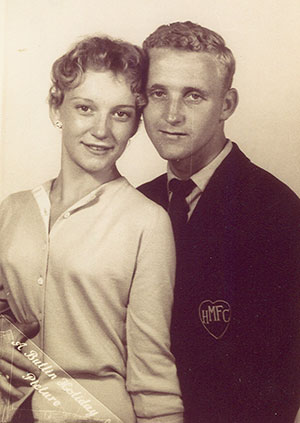 Alec and Nancy Young, Ayr, 1957