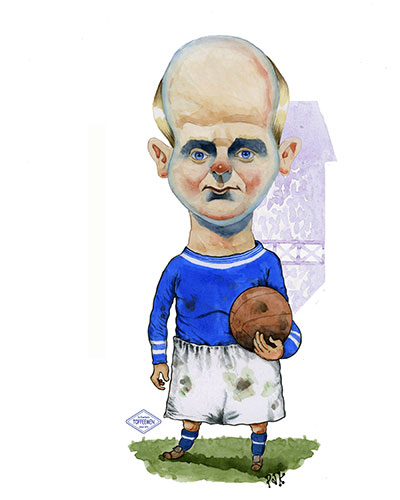 Warney Cresswell caricature