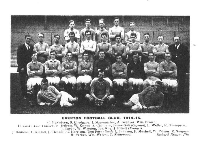1914-15 championship-winning Everton team (credit: George Orr)