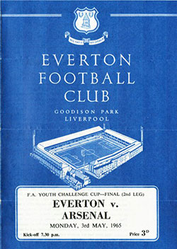 1965 Youth Cup Final programme