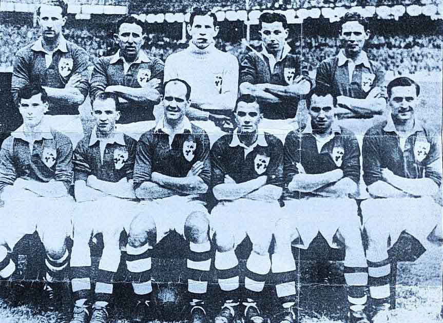 Ireland team that defeated England at Goodison Park