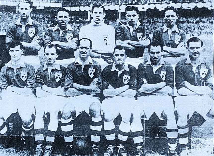 Ireland team that defeated England at Goodison Park