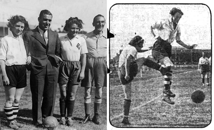 English Ladies against French Ladies, 1935