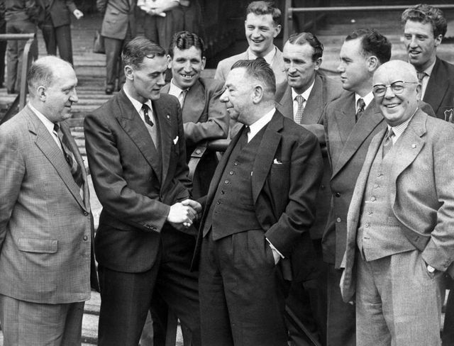 Ian Buchan meets the directors and players in the summer of 1956.jpg
