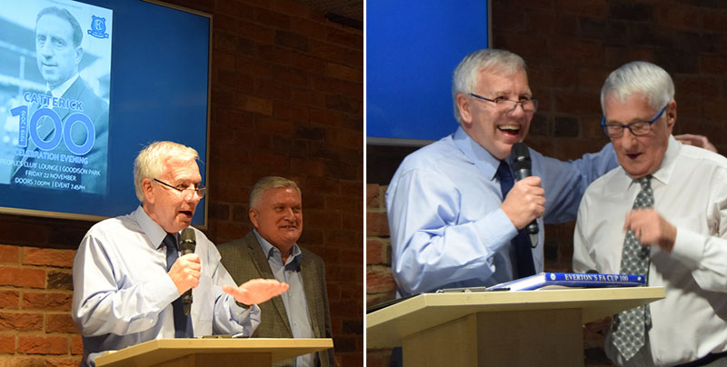 Ken Rogers with Ronny Goodlass and Derek Temple