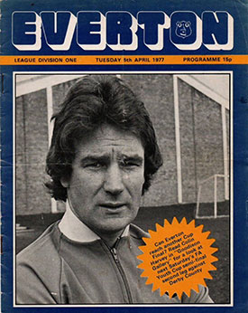 1977 Everton programme