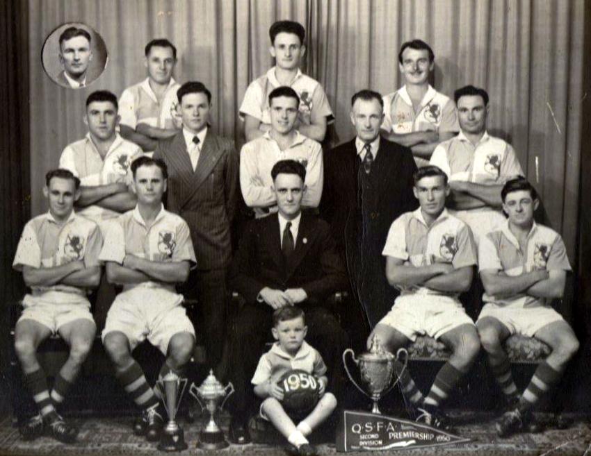 Cuthbert with QSFC in 1950