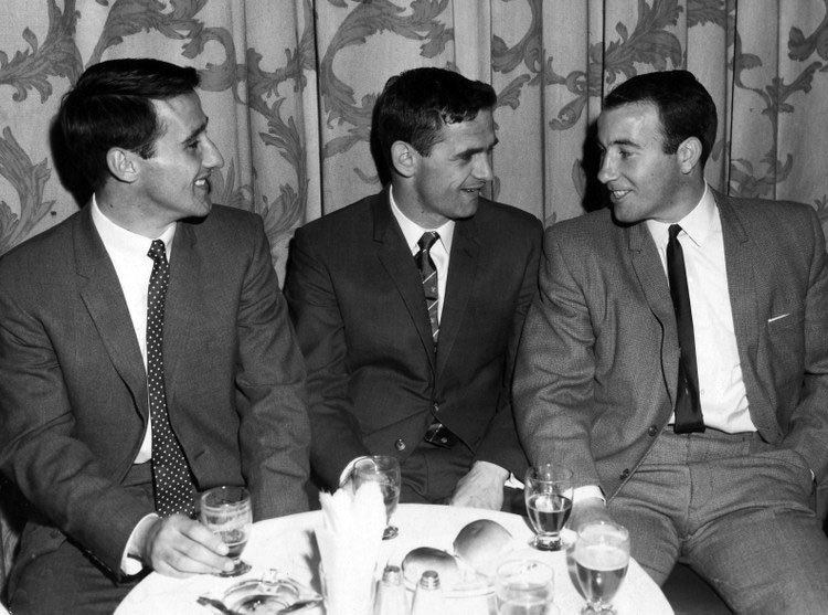 Dennis Stevens with Derek Temple and Mick Meagan