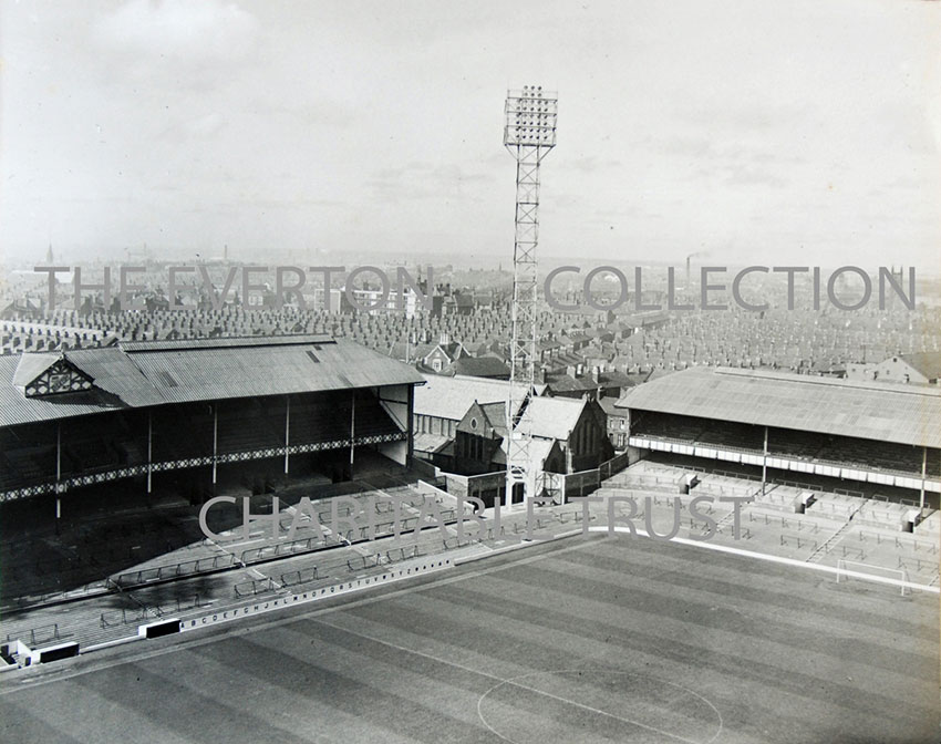 Goodison Park floodlight, circa 1960