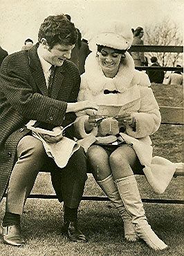Brian and Pat Labone at the races