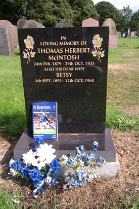 Tom McIntosh's grave