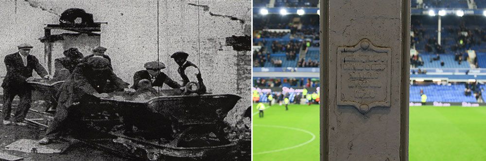 Bullens Road stand demolition in 1926