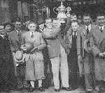 Dixie Dean with the FA Cup