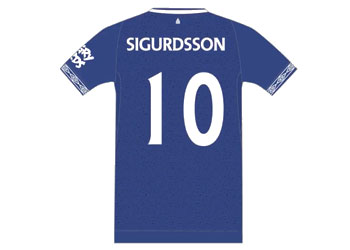 Sigurdsson takes No.10 as squad numbers 
