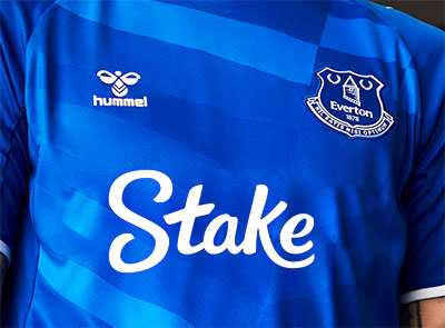 Everton Men's Football Shirt New Size M Hummel Home Shirt Allan 6 
