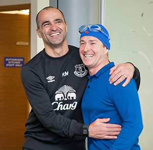 Roberto Martinez meets Speedo Mick