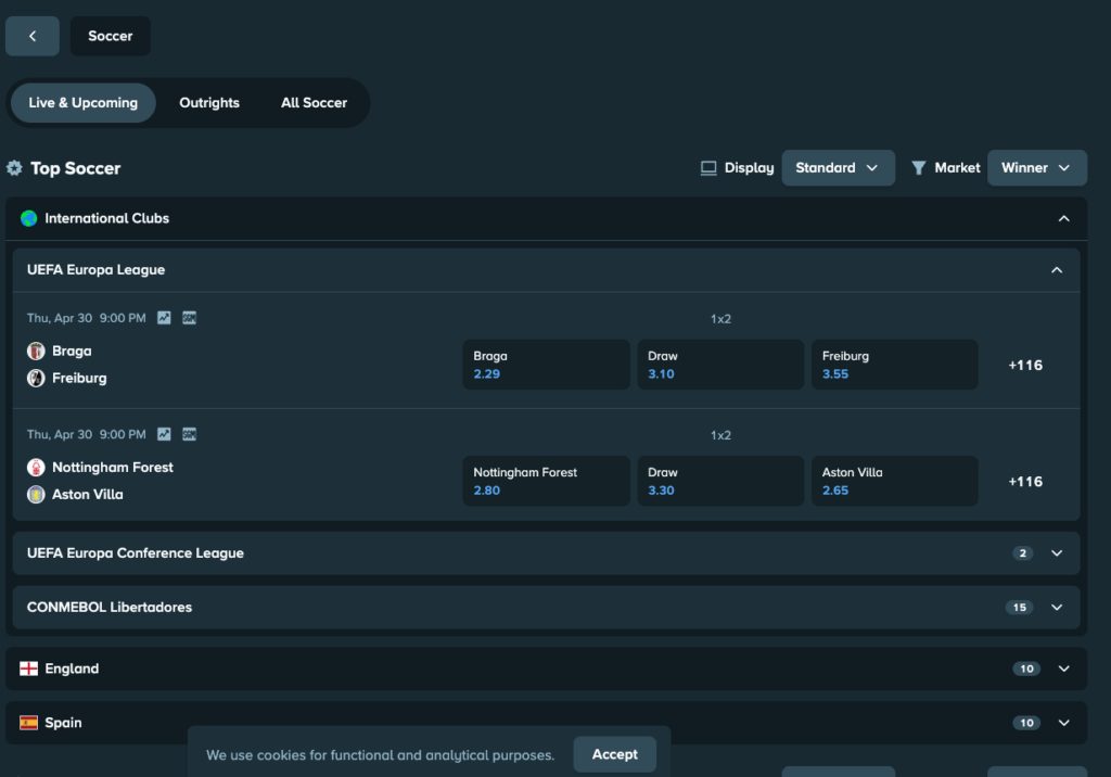 parimatch football betting