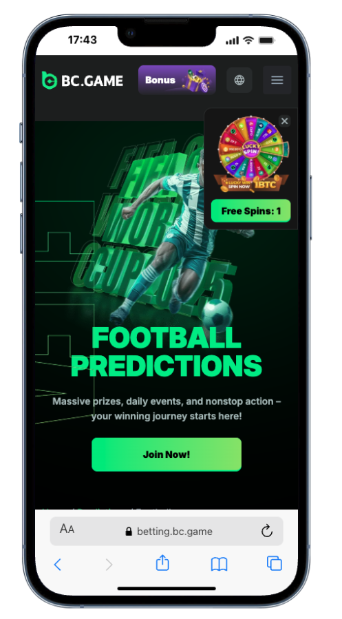 bc game football betting