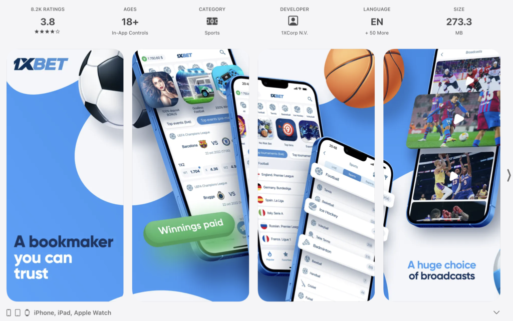 1xbet app