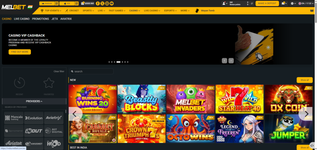 Meltbet Promo Code
MelBet Casino & Live Casino