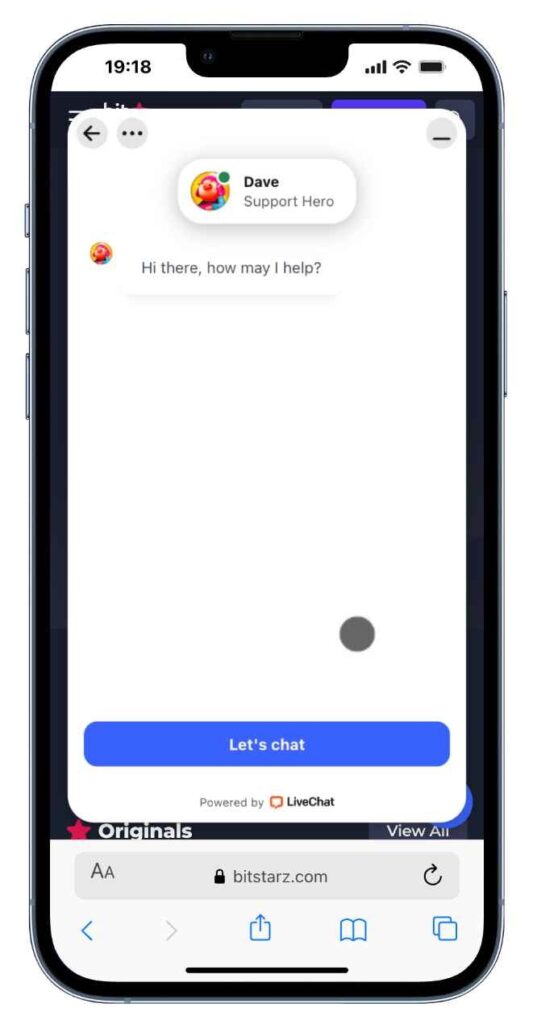 Customer Service Details of BitStarz