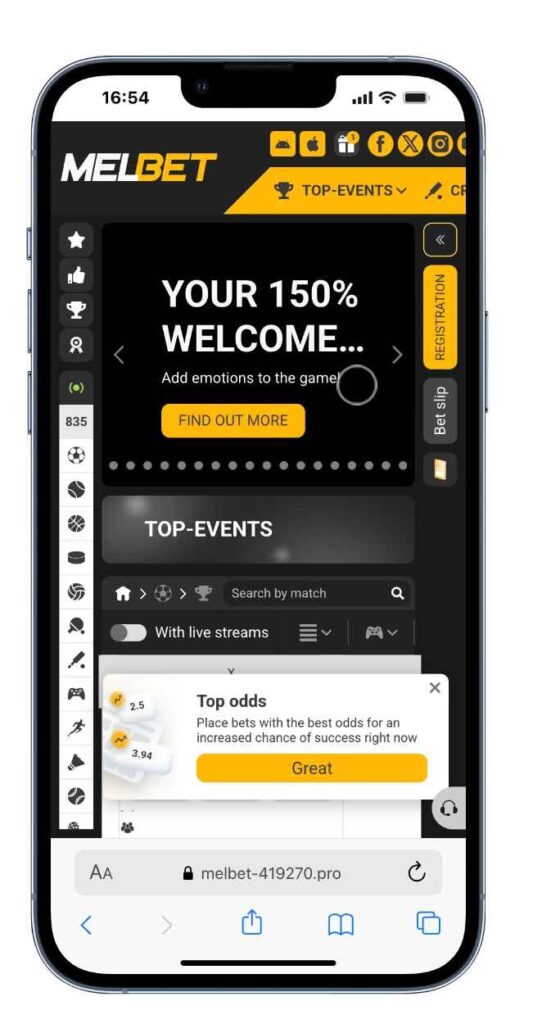 Welcome Offers Available on the Melbet App
