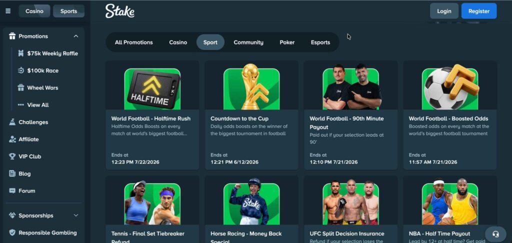 Stake Bonus & Promotions