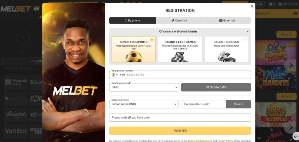 Melbet Registration