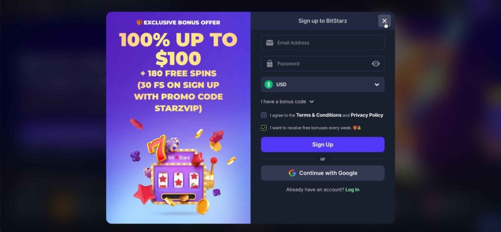 BitStarz Welcome Bonus